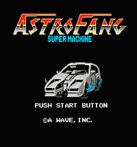 Astro Fang Super Machine Title Screen